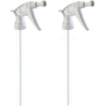 thumbnail image 1 of 2 Pack Heavy Duty Chemical Resistant Foaming Trigger Sprayer, 9-1/4" Dip Tube, 28-400 Neck Size Foam Trigger Sprayer fits Various Bottles, 1 of 6