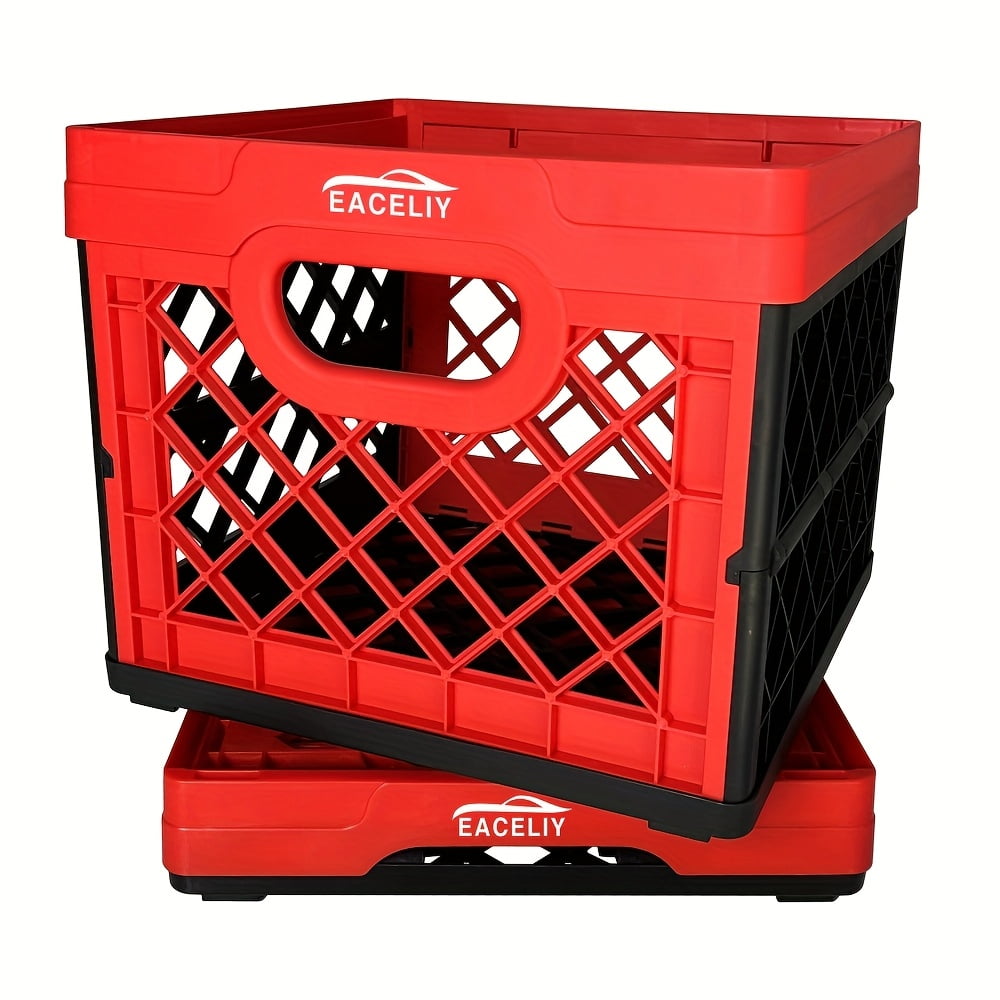 2-Pack Heavy-Duty Collapsible Tool Boxes - Extra Large 30-49L Capacity ...