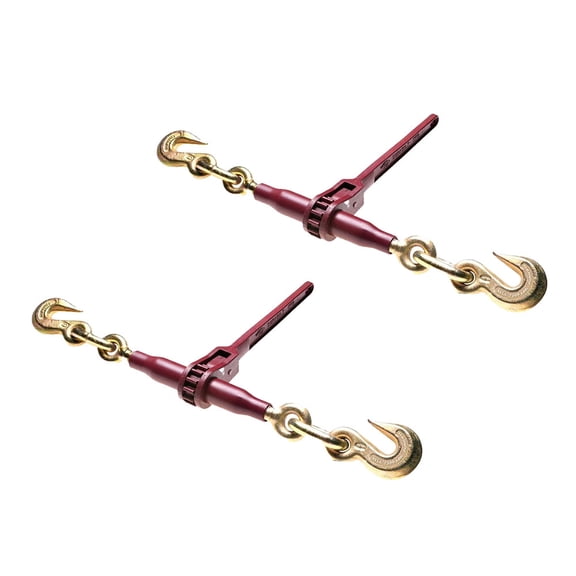 2 Pack Heavy-Duty Durabilt Speciality Pro-Bind Ratchet Binder with  3/8" & 5/8" Grab Hook