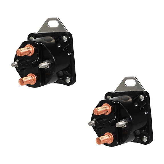 2 Pack Heavy Duty Electrical Starter Solenoid - Replaces LN-SAZ4201BR, 4400040, Freightliner 06-61641-000, 1693494C91, LN SAZ4201BR, PAI 1238, Navistar 1693-494-C, Automann 577.62358A