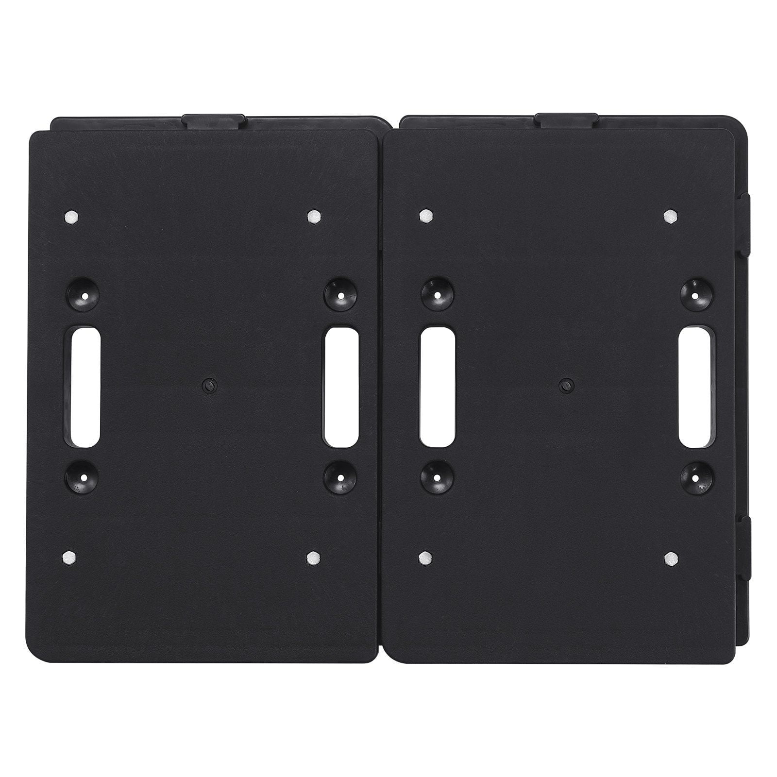 2-Pack Heavy Duty Furniture Dolly, 500 lbs Capacity Each, 4-Wheel Moving Rollers, Flat Cart for Furniture & Appliances, Interlocking Design, Portable, Black
