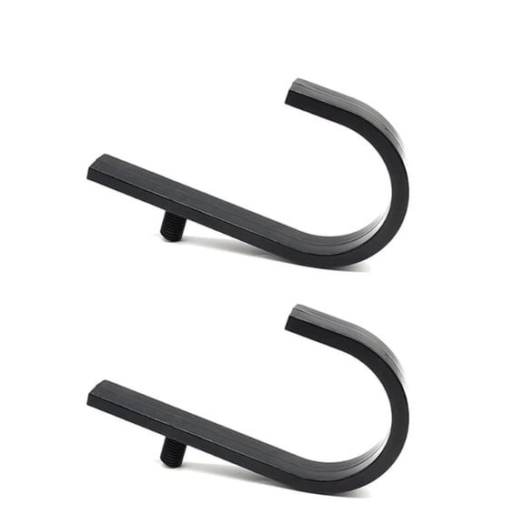 2 Pack Heavy Duty J Hooks, Wall Mount Bracket Hooks Compatible with Suncast/Craftsman Storage Shed Shelves, Outdoor Garden Garage Organizer Accessories
