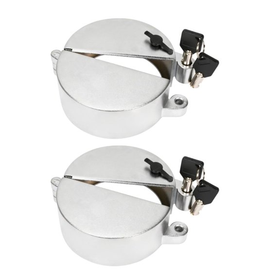 2 Pack Heavy Duty Lockable Oil Caps For Semi Trucks With Anti-Theft Feature