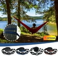 thumbnail image 1 of 2 Pack Heavy Duty Polyester Hammock Tree Straps 5 Loops Each 1000LBS Load Capacity Adjustable Anti-Stretch Webbing with Lock Shackles Portable for Camping Backyard Outdoor Hammock Mount, 1 of 2