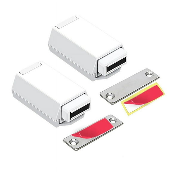 2 Pack Heavy Duty Push Latch & Lock for Hidden Door Touch Latches and Catch Magnet Pus y3453