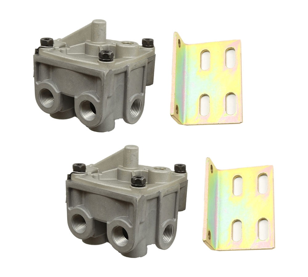 2 Pack Heavy Duty R-12P Relay Valve - Air Brake Relay Valve Replaces ...