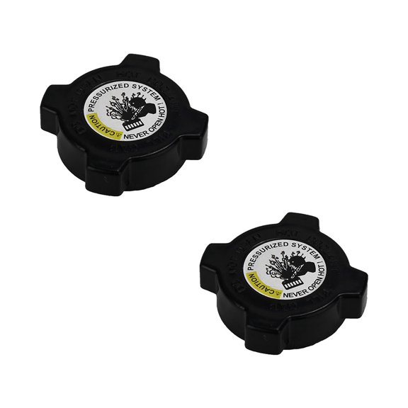 2 Pack Heavy Duty Radiator Cap - Fill Reservoir/Tank Cap Replaces N5349002, PTR N5349001, KW-N5349002,