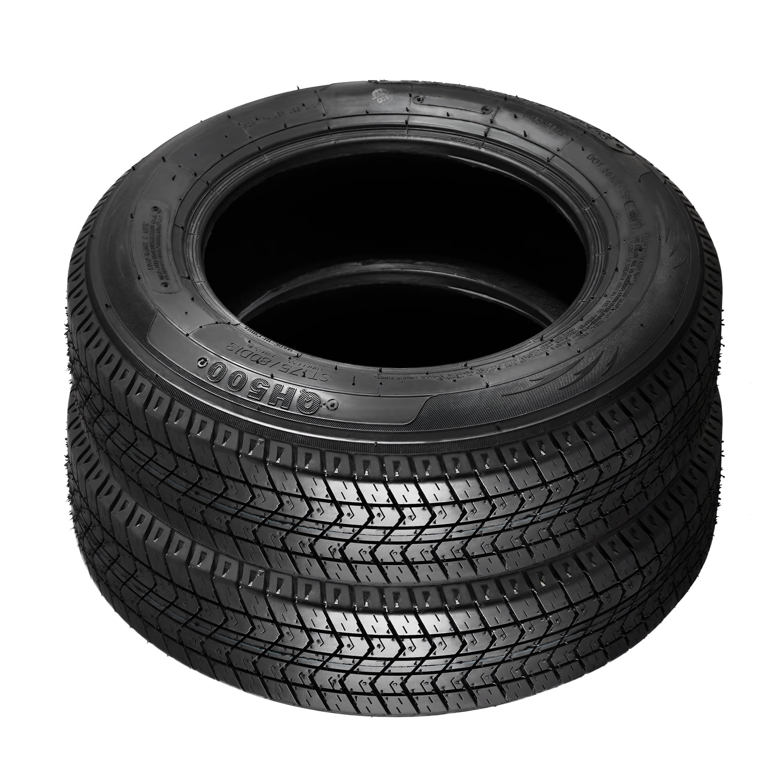 Trailer Scuff 2 Pack Heavy Duty Replacement Trailer Tires - ST205/75D14, ST175/80D13 ...