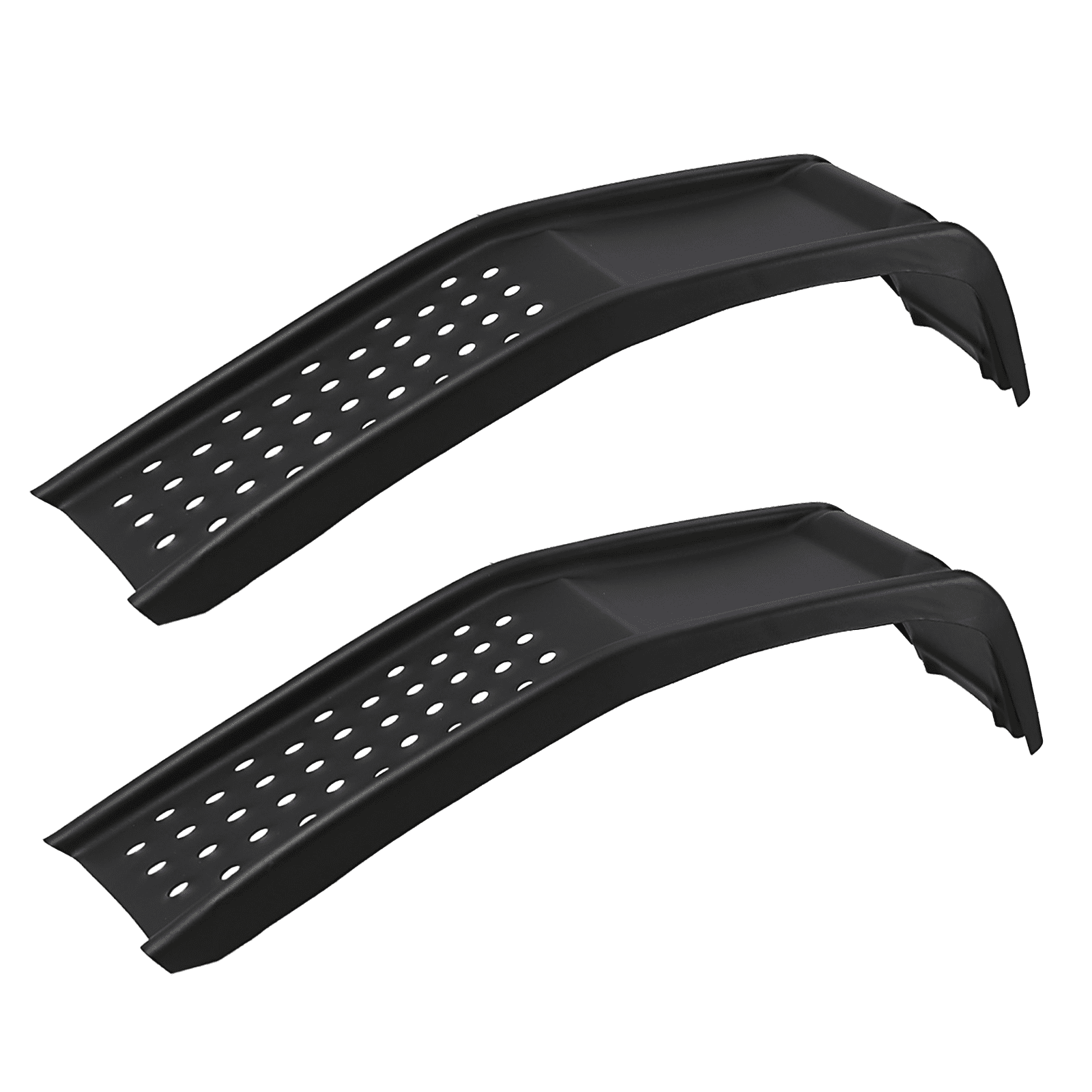 2 Pack Heavy Duty Solid Steel Car Loading Ramps, 4000 lbs Capacity ...