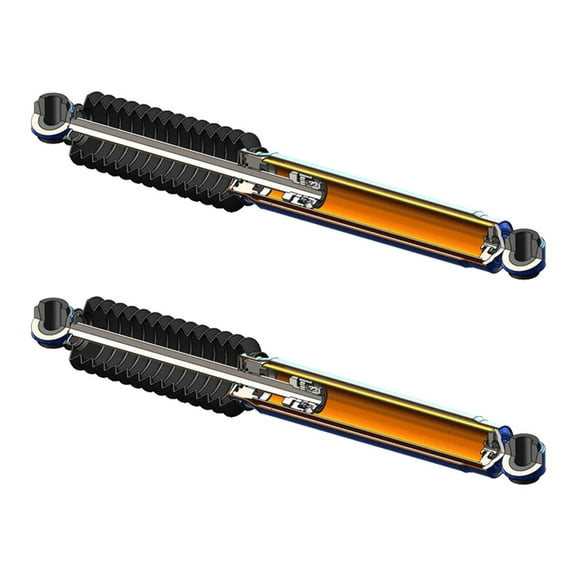 (2 Pack) Heavy Duty Trailer Shock Absorber Compatible w/Hendrickson Trailers Replaces 85323 - Suspension Shock Absorber, Automann A85323, Great Dane Trailers HEN