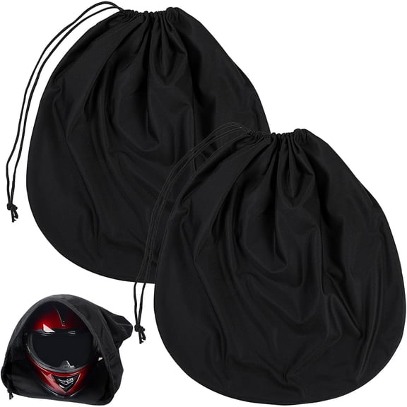 2 Pack Helmet Bags Helmets Protection Storage Bag Lightweight Carrying Bags Motorcycle Helmet Cover Large Hockey Helmets Bag for Sport Racing Bicycle Ski Riding Travel Snowmobile Accessories