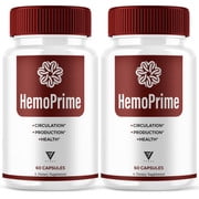 (2 Pack) HemoPrime Male Performance, Hemo Prime Support (120 Capsules)