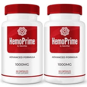 2 Pack HemoPrime   Original Formula with a Clean Blend to Support Healthy Circulation, Natural Energy & Balanced Levels | Just 2 Easy-to-Swallow Pills Daily 120 Capsules