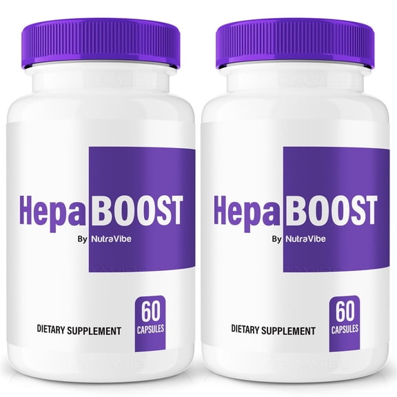 (2 Pack) HepaBoost Capsules Daily Immune Defense Supplement for Wellness, Vitality, and Year-Round Function Support Easy-to-Take Pills (120 Capsules)