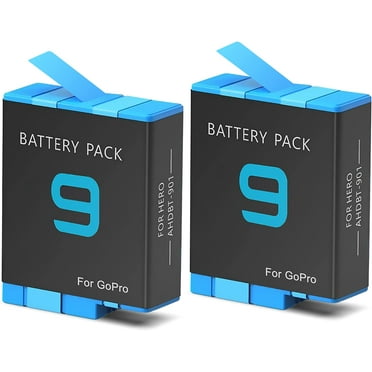 EBKK 1800mAh Power Battery for GoPro Hero 9 Black Camera,2 Count