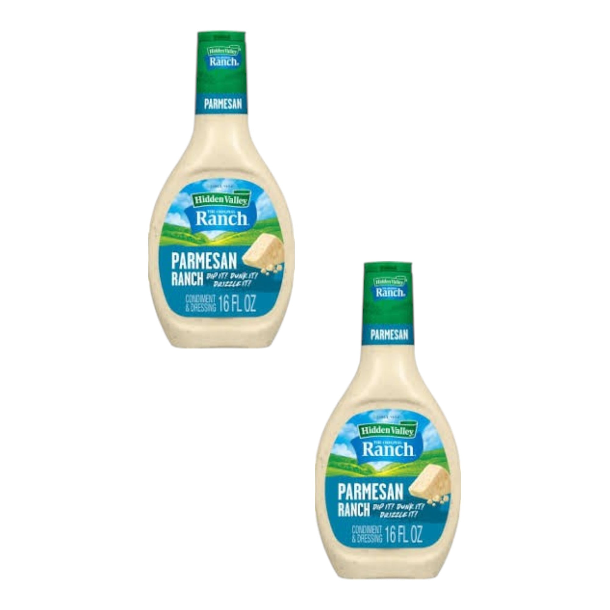 ( 2 Pack ) Hidden Valley Condiment & Dressing, Parmesan Ranch 16 Fl Oz