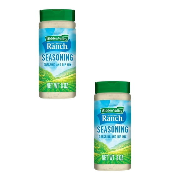 ( 2 Pack ) Hidden Valley Gluten Free, Keto-Friendly Original Ranch Salad Dressing & Seasoning Mix, 8 oz
