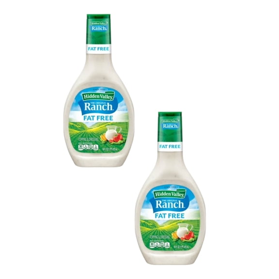 ( 2 Pack ) Hidden Valley The Original Ranch Fat Free Topping & Dressing 16 Fl Oz
