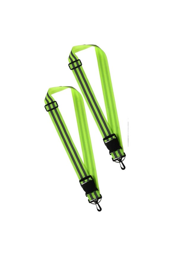 2 Pack High Visibility Reflective Running Belt for Night Walking Cycling