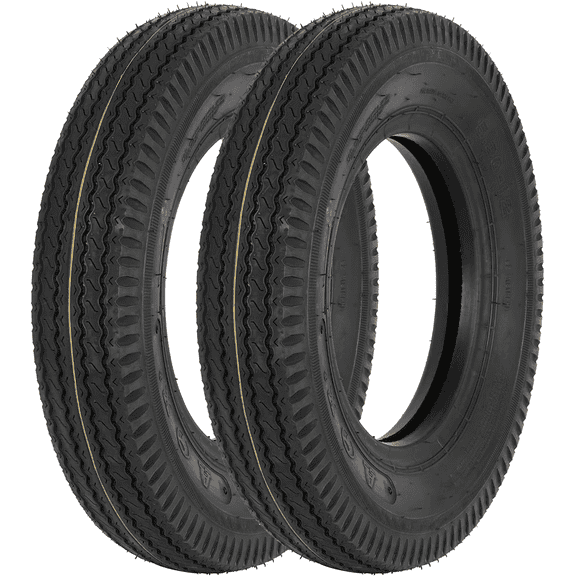 2-Pack Highway Boat Utility Trailer Tire 5.30-12 5.3-12 530-12, Load Range C,  6PR Load Range C