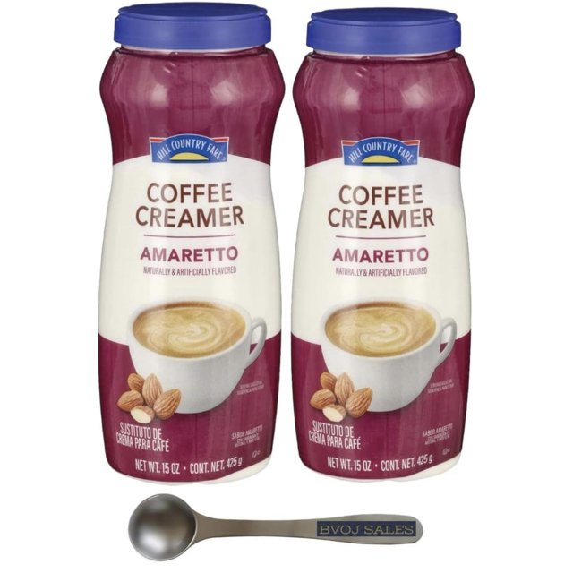 2 Pack Hill Country Fare Powdered Coffee Creamer Amaretto 2 Pack