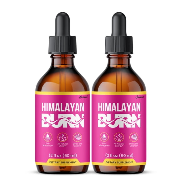(2 Pack) Himalayan Burn Drops, High Potency Formula, Himalaayan Burn Liquid Supplement for All-Natural Energy and Burn Support