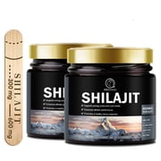 2 Pack BBEEAAUU Pure Himalayan Shilajit Resin, 600mg, 4.2oz 120g
