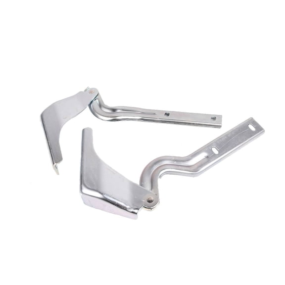 2-Pack Hinge Set, Direct Replacement, Durable Steel Construction, Silver Finish