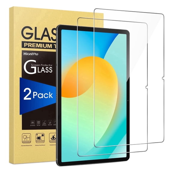 [2 Pack] HionlyPro Screen Protector for Samsung Galaxy Tab S10 Plus/S9 Plus/S9 FE Plus/S7 FE 5G/S8+ 12.4 Inch, HD Tempered Glass 9H Protective Film Anti-Scratch, Case Friendly