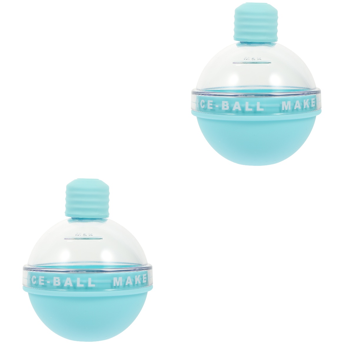 2 Pack Hockey Pucks Circular Ice Tray with Lid Ice Cube Mold Round Ice Tray Puck Spherical