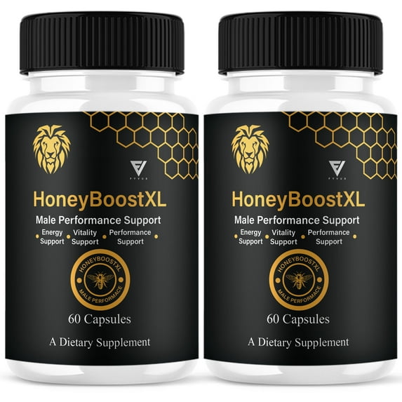 (2 Pack) Honey Boost XL Capsules, HoneyBoost XL Performance Pills (120 Capsules)