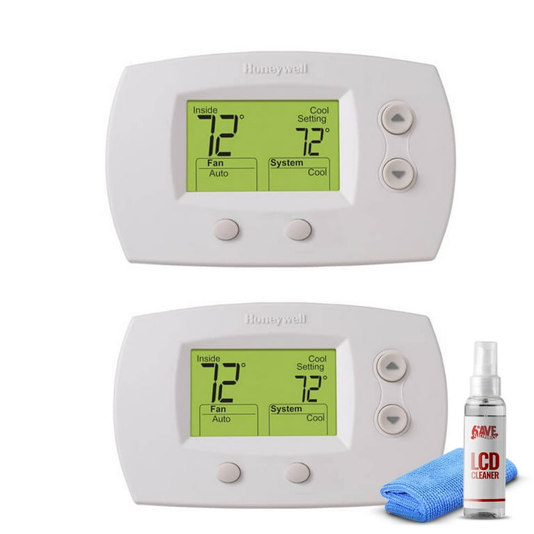 2-Pack Honeywell TH5220D1029 Focuspro 5000 Non-Programmable Heat