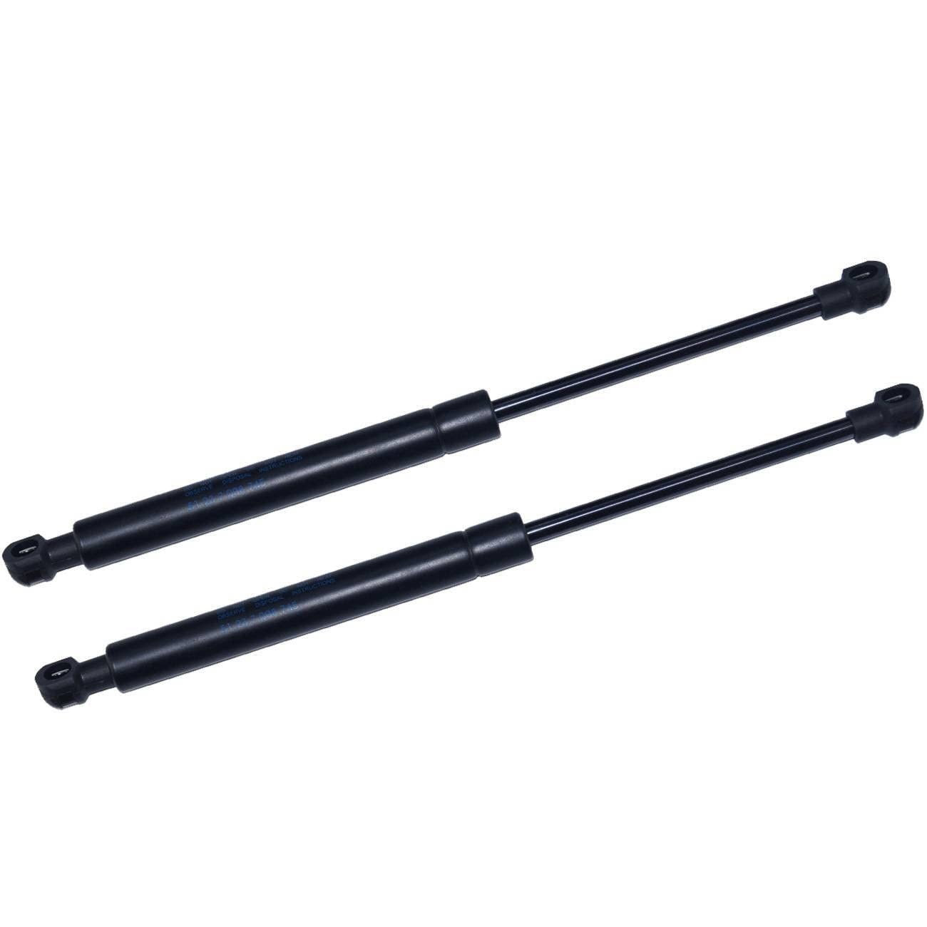 2-Pack Hood Lift , Gas Struts for Front Hood Panel, Black-2x Hood Lift Supports Shocks Struts