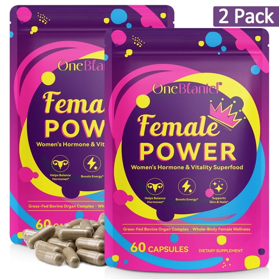 2 Pack Hormone Balance Capsules, 60 Capsules