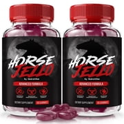 2 Pack Horse Jello   Gummies with a Natural Daily Blend for Energy & Wellness | Great-Tasting, Easy-to-Chew HorseJello Gummies 120 Gummies