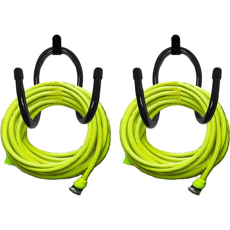 2 Pack Hose Hanger,Metal Hose Holder Wall Mount, Hook for Garden Hose/Expandable Hose/Hose Reel/Water Hose/Pocket Hose/Flexable Hose/Magic Hose- Chain-Link Fence or Wall Mount