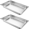 thumbnail image 1 of 2 Pack Hotel Pans, 2.5" Deep, Anti-Jamming, Commercial Stainless Steel Steam Table & Catering Food Pans, 1 of 6