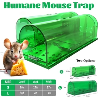 Gamexcel Catch and Release Mouse Trap, Reusable Humane Indoor
