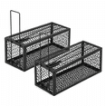 thumbnail image 1 of 2 Pack Humane Rat Traps, Reusable Live Catch Mouse Traps for Indoor Outdoor Use, No Kill Rodent Trap Cage for Rats, Mice, Chipmunks and Small Squirrels, 1 of 6