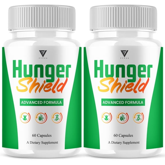 (2 Pack) Hunger Shield Advanced Support, HungerShield Supplement (120 Capsules)