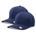thumbnail image 1 of [2 Pack] Hybrid Stretch-Fitted Trucker Cap, Baseball Cap Navy S/M, 1 of 4