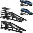 thumbnail image 1 of 2 Pack Hydraulic Car Ramps 5T 10000lbs Low Profile Car Lift Service Ramps Truck Trailer Garage, Height Hydraulic Vehicle Ramps for Car Repair, 1 of 7