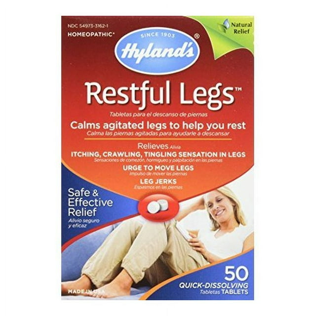 2 Pack Hyland's Restful Legs Tablets 50 Each