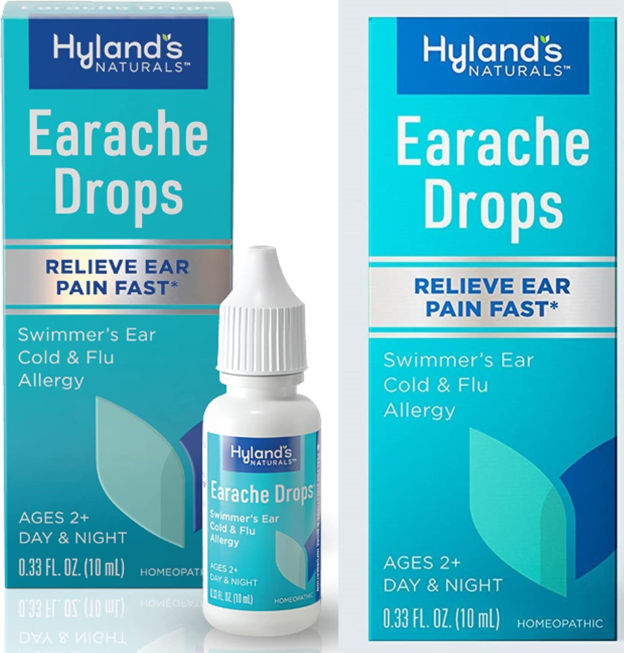 (2 Pack)Hyland's Earache Drops, Natural Relief of Earaches, Swimmers
