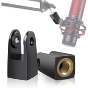 2-Pack Quadcast Stand Original Adapter for HyperX Mic , Replacement Quad Cast Adapter for Hyper X Quadcast Boom by SUNMON
