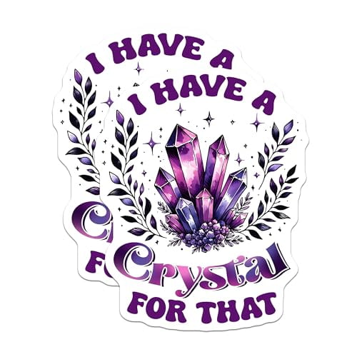 (2 Pack) I Have A Crystal for That Magnets - 5" On Longest Side - for Cars, Fridges, Toolboxes - Made in USA - MAG8067