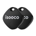 thumbnail image 1 of Bluetooth Tracker, Mini Smart Air Tracker Tags-2 Pcs, Key Finder and Item Locator Works with Apple Find My (iOS Only), With IP67 Waterproof, Tracker Tag for Keys/Luggage/Wallet, etc., 1 of 5