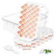 thumbnail image 1 of 2 Pack Ice Cube Trays For Freezer, Ice Ball Maker Mold Mini circle Round Ice Cube Mold with Lid 1.2in X 66PCS for Cocktail Whiskey Tea Coffee, 1 of 7