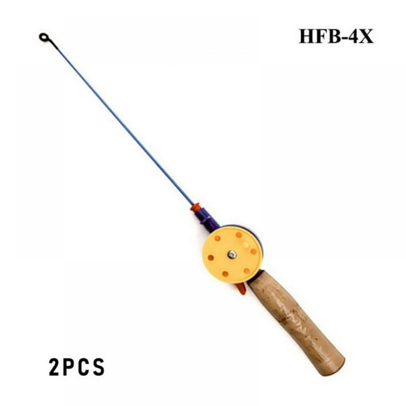 2-Pack Ice Fishing Rods Winter Ice Solid Fishing Rod Winter Fishing Rods