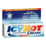 2 Pack - Icy Hot Pain Relieving Cream, Extra Strength, 1.25 oz Each